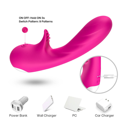 Magnetic Charging Stimulating G Spot Vibrator Sex Toy For Male And Female