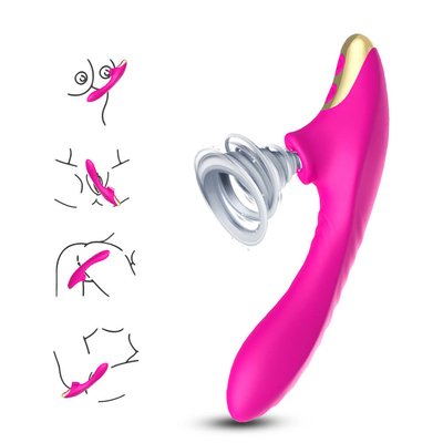 Rechargeable Quiet Clitoris Nipples Suction Stimulator Adult Sex Toys