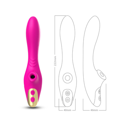 Rechargeable Quiet Clitoris Nipples Suction Stimulator Adult Sex Toys