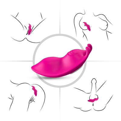 Water Resistant Magnetic Clip Personal Panties Vibrator Bunny Clitoris Stimulation