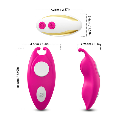 Water Resistant Magnetic Clip Personal Panties Vibrator Bunny Clitoris Stimulation