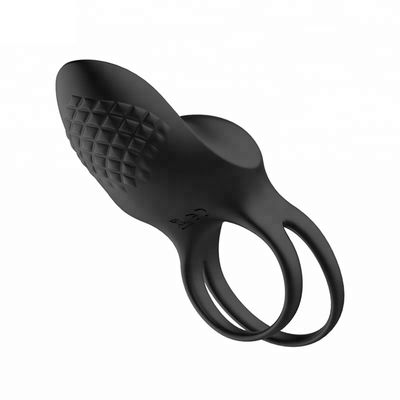 Rechargeable IPX6 Penis Ring Sex Toy Vibrating Love Cock Ring Penis Sleeve Ring