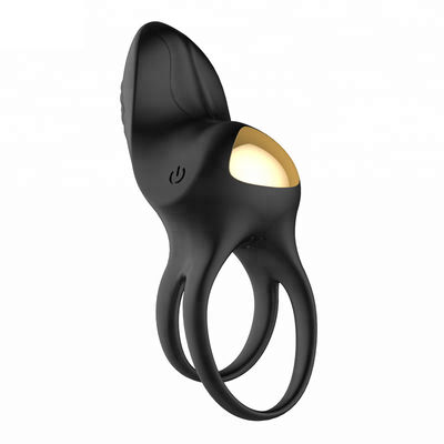 Rechargeable IPX6 Penis Ring Sex Toy Vibrating Love Cock Ring Penis Sleeve Ring