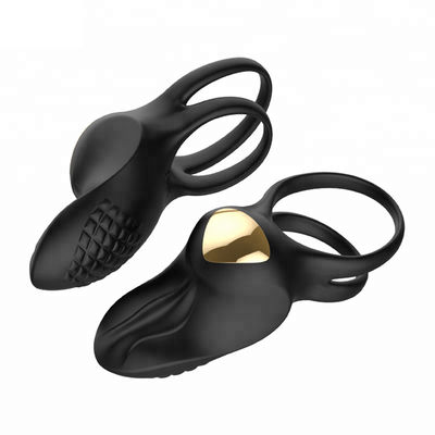 Rechargeable IPX6 Penis Ring Sex Toy Vibrating Love Cock Ring Penis Sleeve Ring