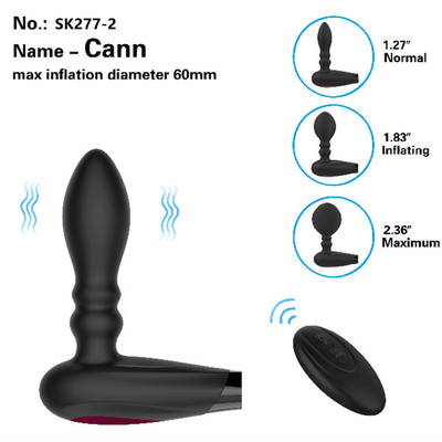 1h Inflatable Vibrating Butt Plug