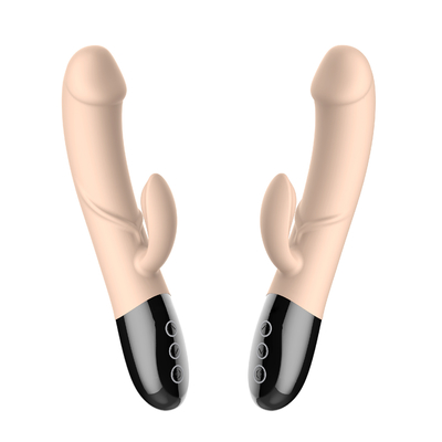Heating Low Noise Rabbit Vibrator Sex Toy