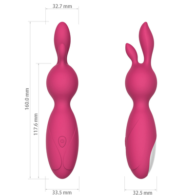 Av Rechargeable Rabbit Silicone Vibrator