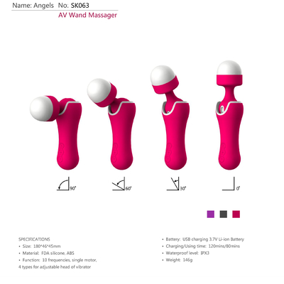 Magnetic Body Wireless AV Wand Massager