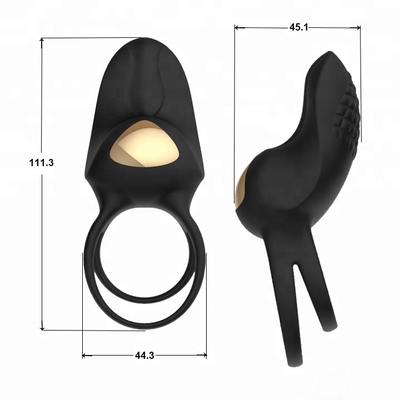 Water Resistant Penis Ring Sex Toy Gay Male Masturbator Vibrating Love Cock Ring