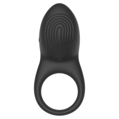 Waterproof Soft Silicone Penis Ring Sex Toy Vibrating Cock Ring 92*42*39mm