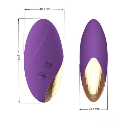84.5*28.4*40.1mm Wireless Rechargeable G Spot Egg Vibrator Remote Control Sex Toys