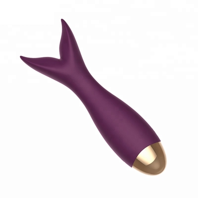 FDA Silicone 73g Dolphin Shaped Dildo With Clit Massager Women Sex Toy