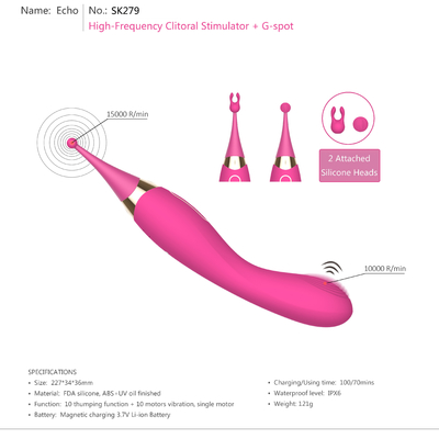 IPX6 Female Pen Adult Stimulation Vibrator Masturbation G Spot Vibrator Sex Toy