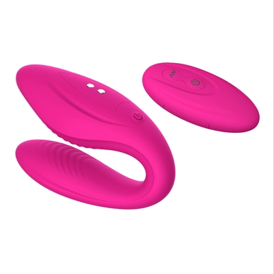 C Shape Wearable G Spot Vibrator Sex Toy Wireless Remote Control Couples Clit Vibrator