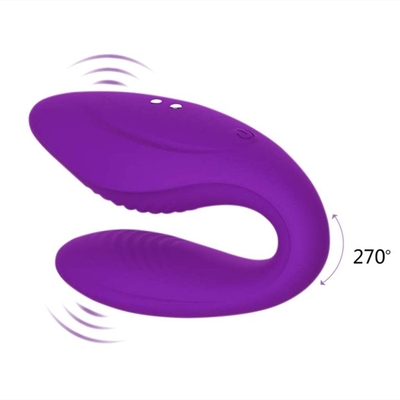 C Shape Wearable G Spot Vibrator Sex Toy Wireless Remote Control Couples Clit Vibrator