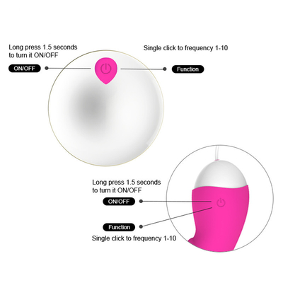 10 Speed Wireless Mini Love Eggs Remote Control Bullet Vibrator Sex Toy