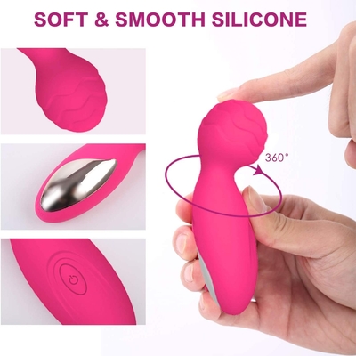 34.5mm Silicone AV Wand Massager Mini Electric Sex Wand Vibrator Wand Massager