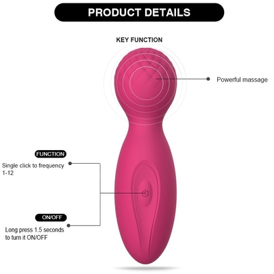 12 Modes Powerful Handheld AV Wand Massager Neck Back Cordless Body Massager