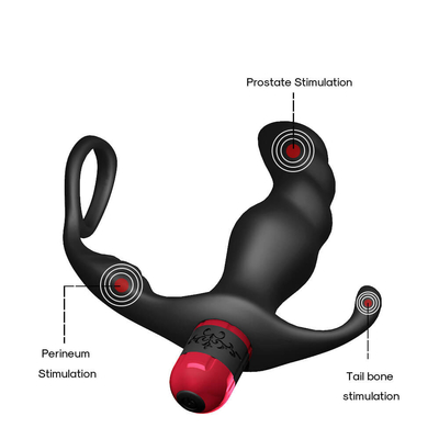 Penis Cock Ring Anal Vibrator Prostate Massager Sex Toy For Men Masturbator