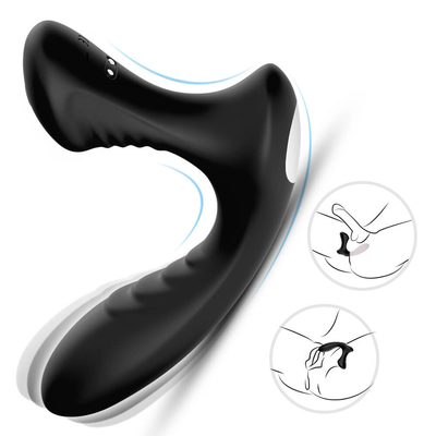 Male Orgasm Electric Prostate Massager Hands Free Anal Butt Vibrator Masturbator