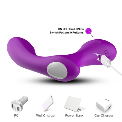 Male Orgasm Electric Prostate Massager Hands Free Anal Butt Vibrator Masturbator