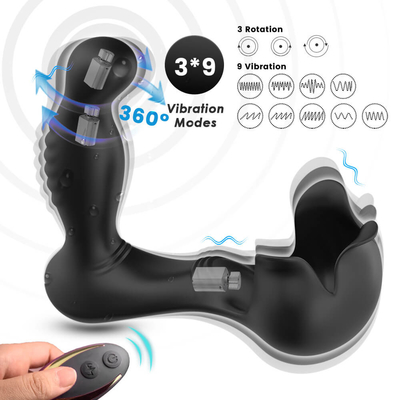 9 Speed Prostate Massage Device Hands Free Anal Butt Vibrator Male Orgasm Masturbator