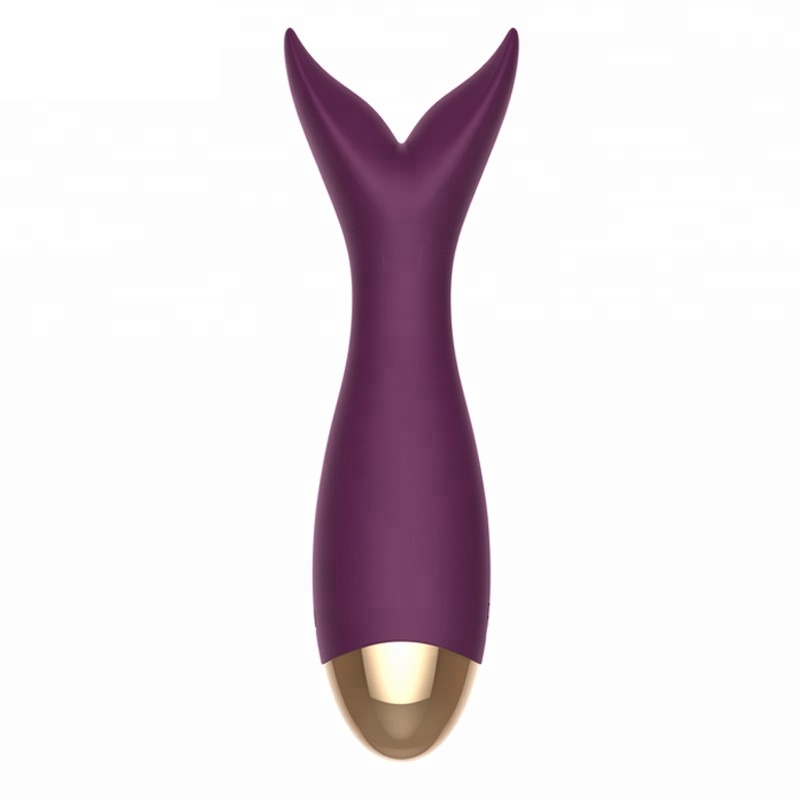 FDA Silicone Clit Stimulation Massager Dolphin Shaped Clit G Spot Vibrator Sex Toy