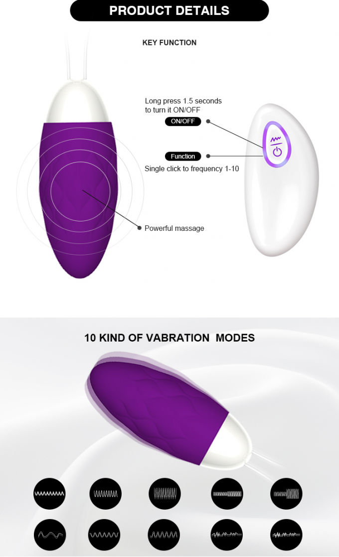 Girl Beginner Mini Egg Vibrator Vaginal Egg Nipple Stimulation For Males 1