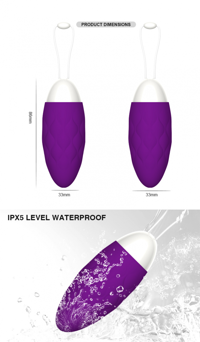 Girl Beginner Mini Egg Vibrator Vaginal Egg Nipple Stimulation For Males 3